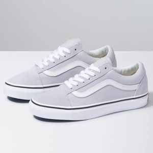 Old Skool Vans - Gray Dawn/True White
